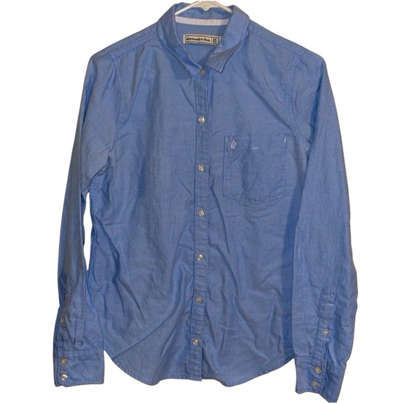 🌹ABERCROMBIE & FITCH BUTTON UP SHIRT - Picture 1 of 5